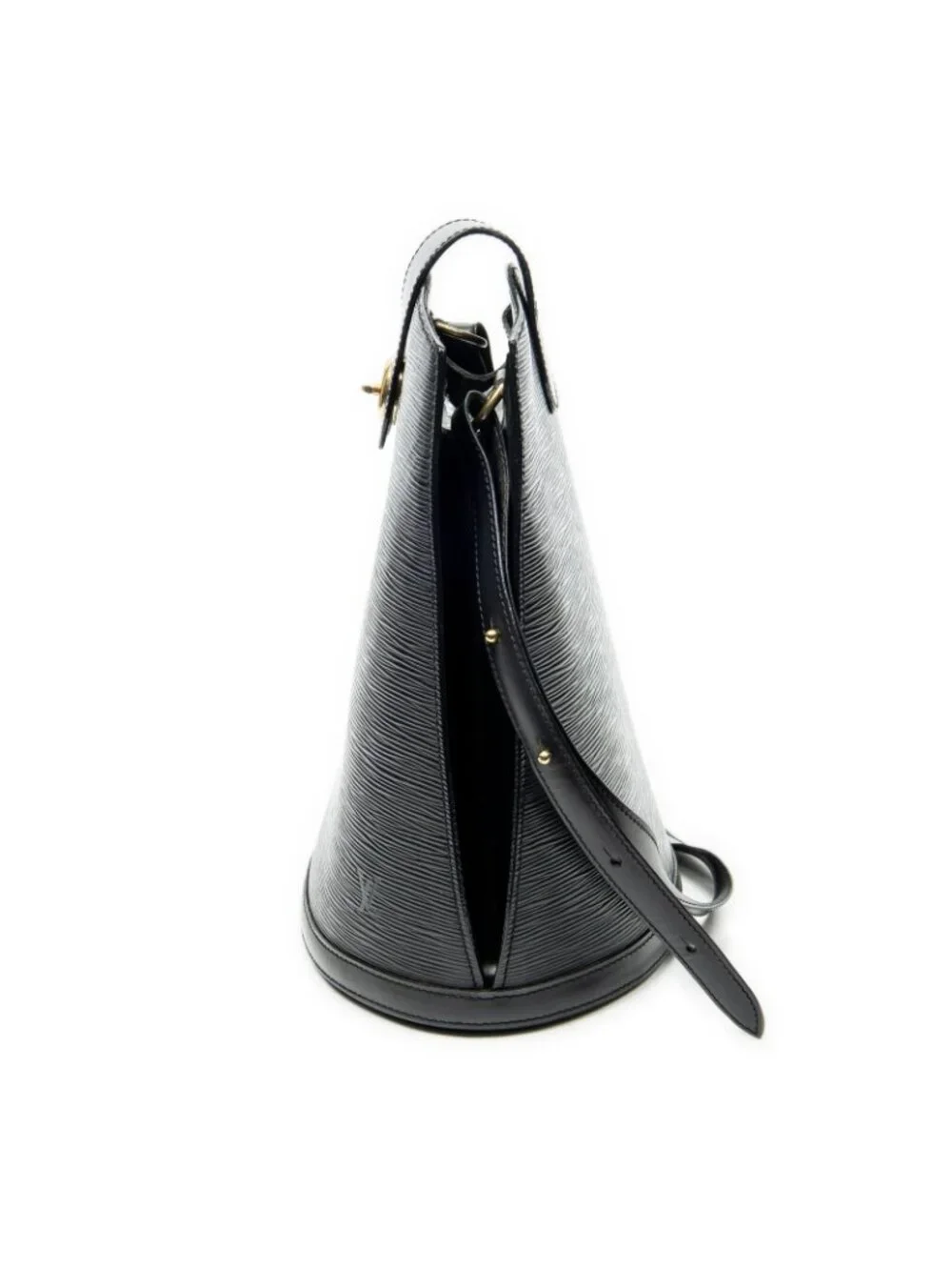 Louis Vuitton Cluny Black Epi Shoulder